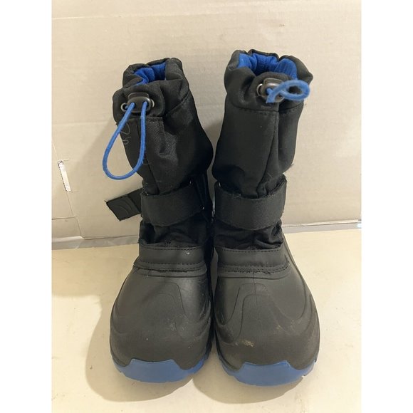 Target Shoes Target Thermolite Kids Size 2 Black Blue Winter Boots Poshmark